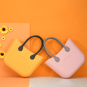 Sacs de plage et de shopping Obag grande capacité en EVA pour femmes, mode italienne, poignée en corde classique, résistant à l'eau, avec couverture à lettres - Product Image 2