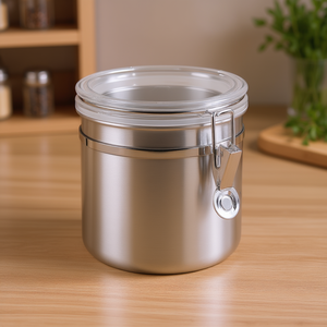 กล่องเก็บอาหารเมทัลเท็กซ์ 1 ลิตร สแตนเลสสตีล ปิดผนึกแน่นสนิท - Product Image 3