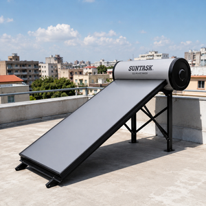 <span class=keywords><strong>Chauffe</strong></span>-<span class=keywords><strong>eau</strong></span> <span class=keywords><strong>solaire</strong></span> à plaque plate compact 130L sous pression, installation sur toit, kits très demandés - Product Image 1