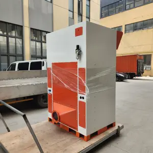 Top Selling Full Automatic Powder Spray Coating Production Line New Type with Engine Core Components Powder Supply Center