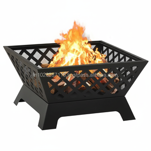 Pozo de fuego de hierro de alta resistencia rústico al aire libre para patio trasero jardín patio camping calefacción cocina uso decorativo - Product Image 1