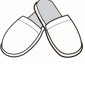 Chaussons d'intérieur jetables en polaire corail moelleuse, écologiques, à bout fermé, grande taille, avec semelle rembourrée pour hôtel - Product Image 3