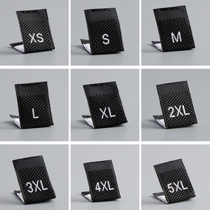 New Clothing <strong>Label</strong> <strong>Custom</strong> <strong>Jeans</strong> Garment <strong>Custom</strong> Brand Damask Woven <strong>Labels</strong> Tags - Product Image 2