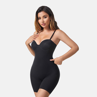 Faja Moldeadora Colombiana Sin Costuras para Mujer, Tallas Grandes S-3XL, Corsé con Aros y Tirantes Ajustables, Body Reductor