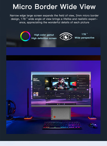 Cnhopestar Q100 PC de negocios todo en uno de 23,8 pulgadas I7 6700 8G DDR3 2GB Memoria de <span class=keywords><strong>video</strong></span> 512GB SSD Win10 Pro VGA para interfaces USB - Product Image 2