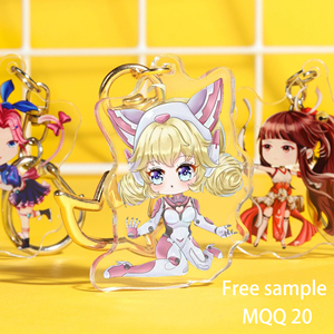 Quà Tặng Khuyến Mại Acrylic Keychain Biểu Tượng Tùy Chỉnh Hai Mặt In Ấn Đặc Biệt Hình Trong Suốt Acrylic Charms - Product Image 5