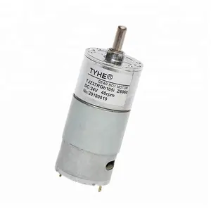 Fournisseur de la Chine Diamètre 37mm 10000 tr/min 12v couple élevé et faible étanche micro dc moteur avec boîte de vitesses pou