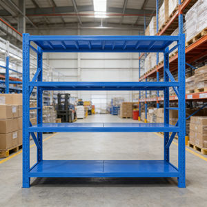 Scaffalatura Industriale Regolabile in Acciaio per Stoccaggio in Magazzino e Organizzazione del Garage - Product Image 1