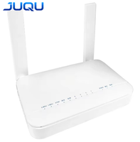 Harga Grosir JUQU F6610M XPON GPON EPON ONT AX3000 WiFi 6 4GE 1POTS 2 USB 2.4G 5G Dual Band Modem Serat Optik