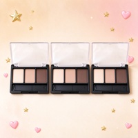 Palet Makeup Kosong Persegi Ultra Portabel Ringan dan Mudah Dibawa untuk Tas Tangan, Penataan Riasan Kecantikan Pribadi