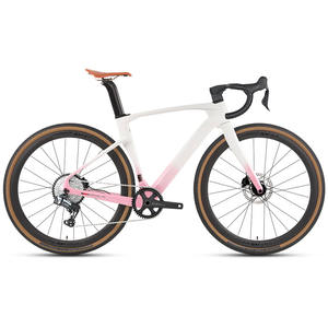 TWITTER <span class=keywords><strong>Gravel</strong></span> V3 700C * 40C Vélo tout terrain en carbone avec changement de vitesse sans fil 13S à travers l'axe Disque hydraulique Vélo de gravier en carbone - Product Image 2