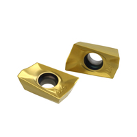 BOMT130404R Plaquettes de fraisage rapide en carbure de tungstène de marque ACME, revêtement en carbure de titane, pour tour CNC, outil de coupe indexable en carbure