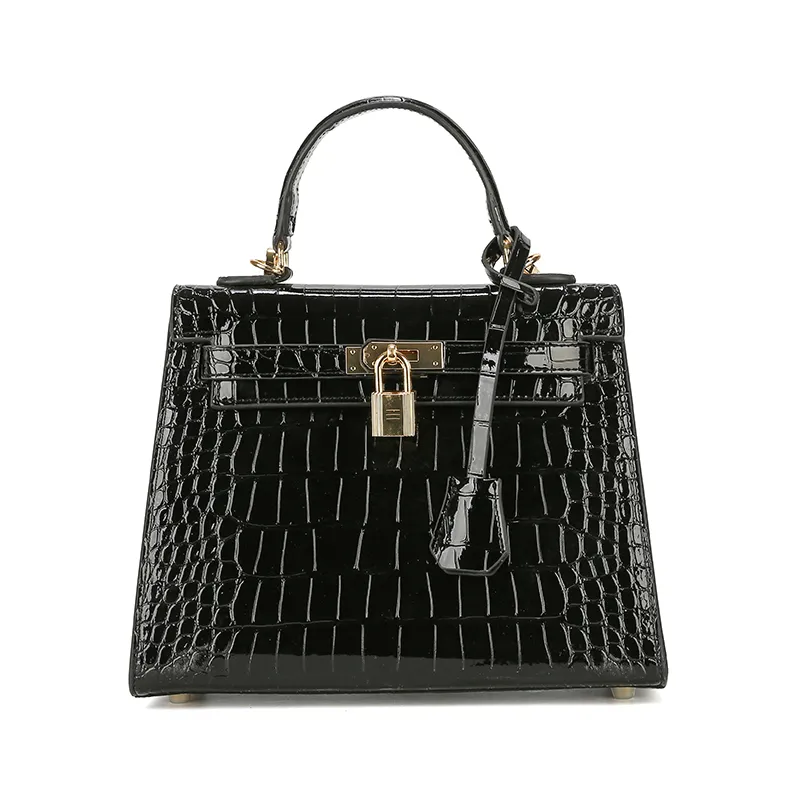 New Designer High Quality Famous Ladies Crocodile Pattern Handbag PU Leather Women Handbags Luxury Brand Bag Female Shoulder Bag