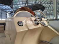 Bateau ponton de luxe en aluminium de 27 pieds/8,2 m pour la pêche sportive, avec moteur hors-bord diesel et sièges, ensemble complet à vendre