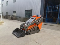 Chargeuse compacte sur chenilles JIAHE 1780 KG avec moteur diesel Kobota, capacité de 475 kg, entraînement sur chenilles, accessoires haute performance