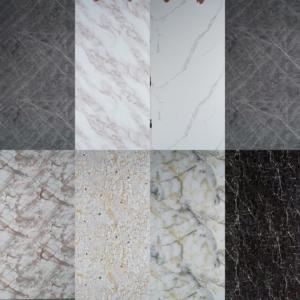 Pannello a Parete 3d Design Feuille de marbre PVC Panneau mural alternatif <span class=keywords><strong>en</strong></span> marbre Feuille UV <span class=keywords><strong>en</strong></span> plastique de 3mm - Product Image 4