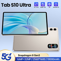 Tablet Tab S10 Ultra de 10.1 Pulgadas Apex, 16GB+1TB, 108MP, 10000mAh, 5G, Doble SIM+TF, Marco de Aleación, Android 14, Octa Core 2.0GHz, Global