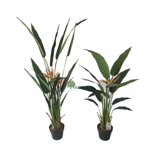 Piante Artificiali di Uccello del Paradiso, Palma dei Viaggiatori in Vendita, Piante in Plastica a Grandezza Naturale, Bonsai Artificiali di Skybird per Decorazione Casa - Product Image 6