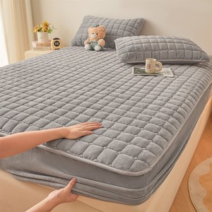 <span class=keywords><strong>Protège</strong></span>-<span class=keywords><strong>Matelas</strong></span> Hypoallergénique en Polaire Lait Lavable Imprimé Personnalisé Housse Matelassée Anti-Allergie - Product Image 5