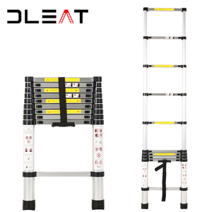Échelle télescopique en aluminium pliable recommandée, <span class=keywords><strong>30</strong></span> pieds/pieds, échelle droite multi-positions à 10 marches - Product Image 1