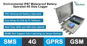 เซ็นเซอร์วัดอุณหภูมิช่องแช่แข็ง 4G พร้อมวัดอุณหภูมิและความชื้น GPRS 4G ระบบควบคุมระยะไกล บันทึกข้อมูลแรงดันไฟฟ้า 3 เฟส - Product Image 4