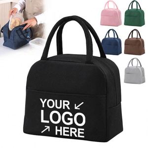 Promotional Custom Printed LOGO Portable Large Waterproof Oxford Ice Bag Cooler Bag Adult Insulated Food Office Lunch Bag - Product Image 1