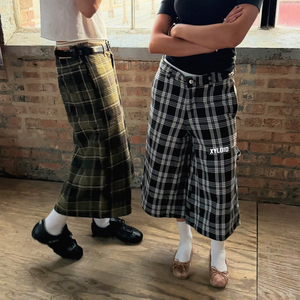 Custom De Hombre 14 Oz Denim Pants Plaid Printed Baggy <b>Jean</b> Denim Shorts High Quality <b>3</b>/<b>4</b> Capris Long Shorts Manufacturer - Product Image 1