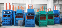 Presse à balles verticale pour déchets de fer et de métal, sac tissé en paille de maïs, boîte de bouteille, film, compacteur hydraulique de déchets