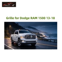 TR Stilvoller Aggressiver Frontgrill für Dodge Ram 2013-2018 1500 Neues ABS-Material Verbesserung für Fahrzeug