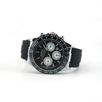 Montre mécanique automatique pour homme en acier inoxydable de haute qualité avec logo personnalisé, luxe, avec fonction phase de lune luminescente