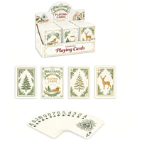 Cartes à jouer personnalisées avec logo, 12 jeux pour boîte de présentation avec estampage à chaud pour cadeaux promotionnels