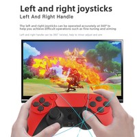Manette sans fil transfrontalière directe du fabricant avec gyroscope six axes et détection de mouvement en ABS pour jeux
