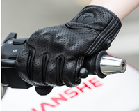 Gants de sport en cuir respirants et imperméables à doigts entiers personnalisés pour motos, équipement d'accessoires haut de gamme