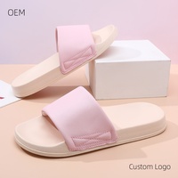 Mules personnalisées avec logo, confortables, pour intérieur/extérieur, tongs de plage, sandales ouvertes antidérapantes pour l'été