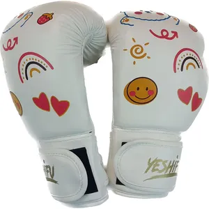 Custom logo kids mini 16oz lace up professional winning boxing gloves