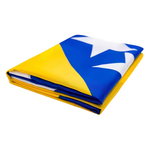 3x5 FT 100% Poliéster Impresión digital 1992-1998 Bandera antigua de <span class=keywords><strong>Bosnia</strong></span> Bandera de <span class=keywords><strong>Bosnia</strong></span> y Herzegovina - Product Image 5