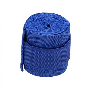 PROFIT SPORTS Bandages de boxe élastiques en PVC bleu, auto-adhésifs, réglables, pour le soutien du poignet et la protection en musculation - Product Image 1