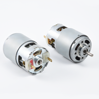 Moteur CC à balais miniature RS997 12V 24V, diamètre 52mm, aimant permanent, haute efficacité, couple élevé, ventilateur métallique à faible bruit pour appareils électroménagers