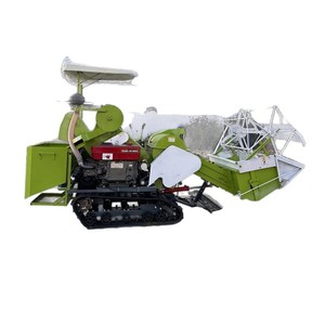 Cosechadora combinada de 1200 mm de ancho de trabajo, cosechadora multifuncional de granos para arroz y soja, para uso en campos pequeños. - Product Image 5