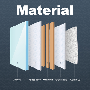 Bañera de <span class=keywords><strong>Hidromasaje</strong></span> de Acrílico Blanco de Superficie Sólida para 2 Personas, con Jets de Agua para Baño o Uso en Exteriores, Incluye Desagüe - Product Image 4