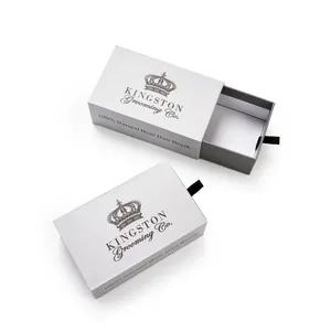 रिबन रस्सी उपहार आस्तीन दराज बॉक्स पैकेजिंग के साथ कस्टम प्रिंटिंग हार्ड कठोर कार्डबोर्ड लक्जरी स्लाइडिंग बॉक्स