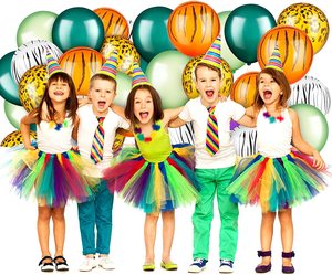 24 pièces de ballons de la <span class=keywords><strong>jungle</strong></span> 12 pouces ballons de <span class=keywords><strong>safari</strong></span> de la <span class=keywords><strong>jungle</strong></span> ballons imprimés d'animaux décorations de fête à thème de la <span class=keywords><strong>jungle</strong></span> - Product Image 5