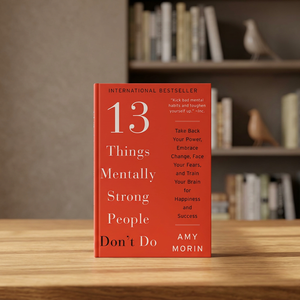 13 choses que les personnes mentalement fortes ont en tête par Amy Morin, livre broché en anglais, guide sur la résilience mentale et le développement personnel - Product Image 1