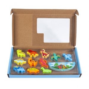 2 3 4 Years Old Kids Toddler Boy Birthday Wooden Stacking Dinosaur Montessori Toys Gifts - Product Image 6