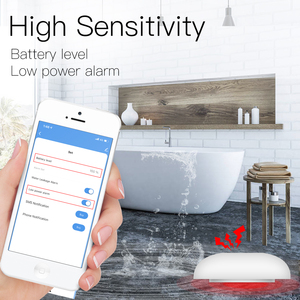 Sensor de inundación inteligente MOES Tuya ZigBee, alarma para el hogar, Detector de fugas de agua, alerta de notificación de inundación, alarma de seguridad de desbordamiento - Product Image 2