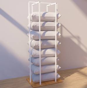 Estante de exhibición de almohada de Metal de piso resistente de alta calidad Popular caliente de China proveedor minorista soporte de exhibición de almohada de metal - Product Image 5