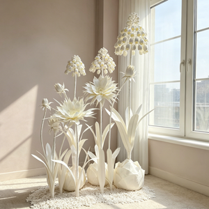 Fleurs géantes en <span class=keywords><strong>papier</strong></span> écologiques, créatives et personnalisables pour la photographie, la décoration <span class=keywords><strong>de</strong></span> scènes et les salles <span class=keywords><strong>de</strong></span> diffusion en direct des influenceurs - Product Image 1