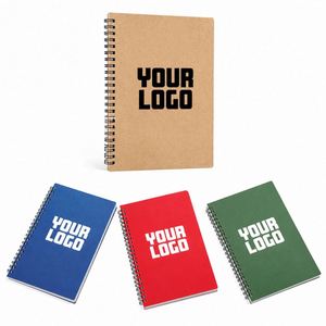 Cuaderno Espiral Personalizado con Cubierta de Papel, Páginas Lisas con Impresión UV para Estudiantes y Uso en Oficina - Product Image 1