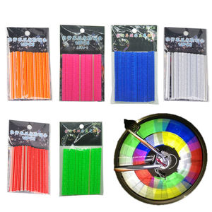 12 unids/bolsa rueda de bicicleta radios pegatina reflectante tubo tira luz de advertencia DIY 7,5 cm <span class=keywords><strong>MTB</strong></span> ciclismo Reflector reflectante Kit de seguridad - Product Image 4