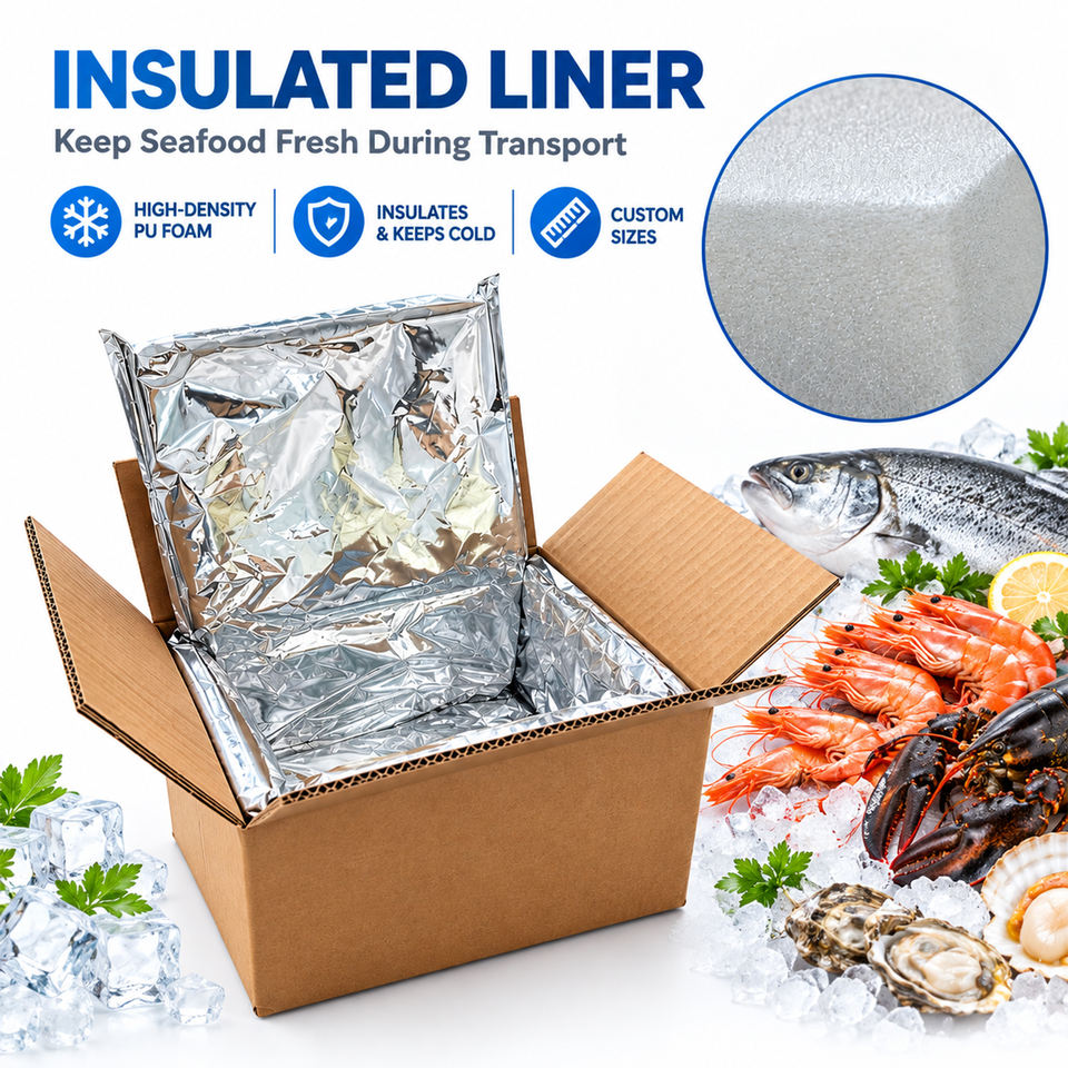 Thermal Insulation Eco-Friendly & Recyclable PU Insulated Cold Frozen ...